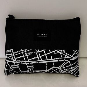 STATE Black and White NYC Map Carry-all Pouch